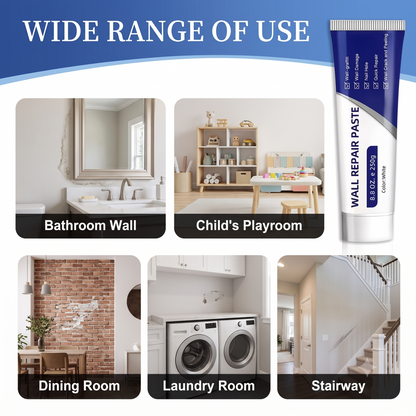 Instant Wall Repair Paste Kit – Quick Fix For Wall Holes, Cracks, & Scratches